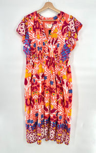 Maeve Anthropologie floral print dress