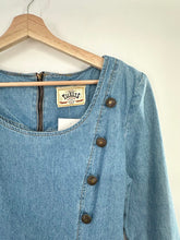 Load image into Gallery viewer, Vintage Tickets clothing denim long sleeve dress