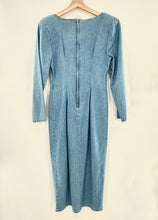 Load image into Gallery viewer, Vintage Tickets clothing denim long sleeve dress