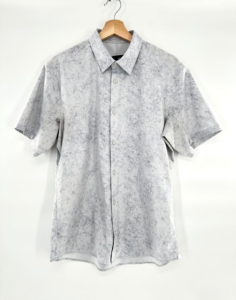 Lululenon short sleeve button down shirt
