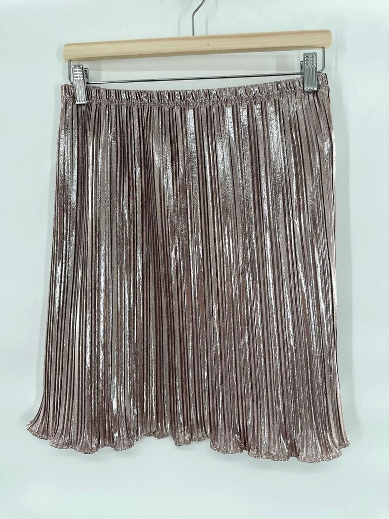 Dex accordion metallic skirt