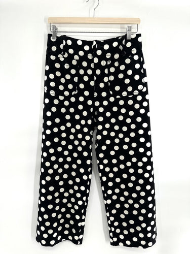 Maeve Anthropologie polkadot wide leg pants NWT