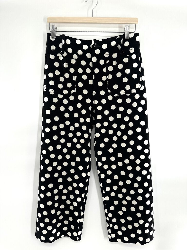 Maeve Anthropologie polkadot wide leg pants NWT