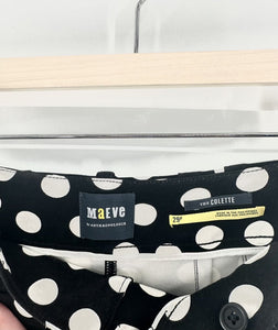 Maeve Anthropologie polkadot wide leg pants NWT