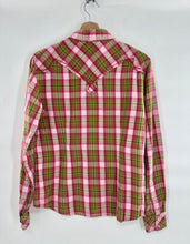 Load image into Gallery viewer, Vintage Panhandle Slim Western Plaid Snap Down Shirt