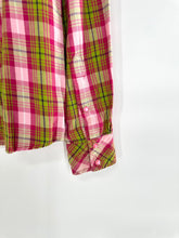 Load image into Gallery viewer, Vintage Panhandle Slim Western Plaid Snap Down Shirt