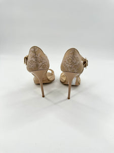 Jimmy Choo Nude Lace Stiletto With Box