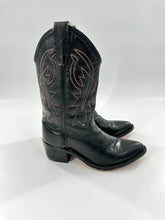 Load image into Gallery viewer, Old West Cowboy Boots with Red Embroidery