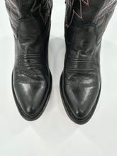 Load image into Gallery viewer, Old West Cowboy Boots with Red Embroidery