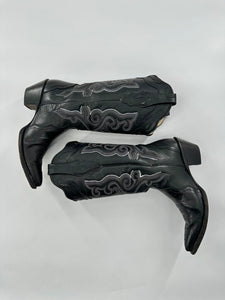 Corral Cowboy Boots with White Embroidery