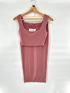 Okakie Two Pc Set / Skirt and Crop Top