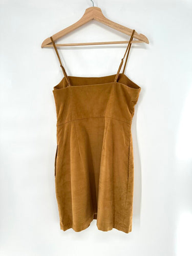 Wilfred Corduroy Mini Dress Spaghetti Straps NWT