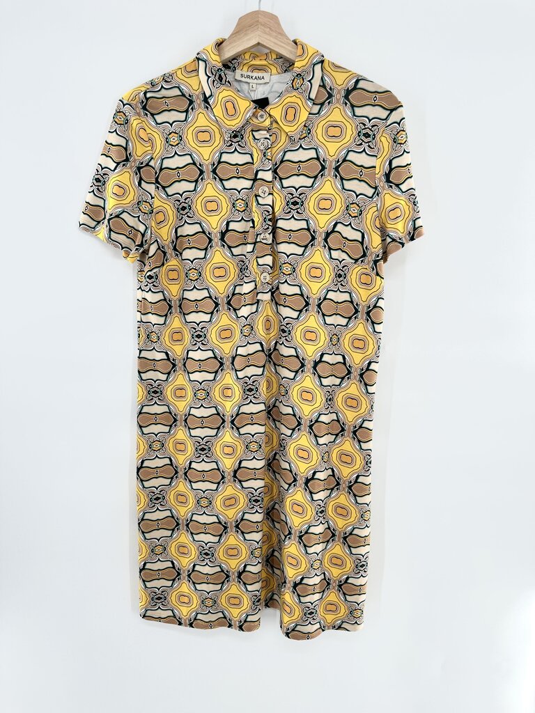 Surkana Abstract T-Shirt Dress NWT