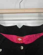 Load image into Gallery viewer, oilily velvet skirt with green trim