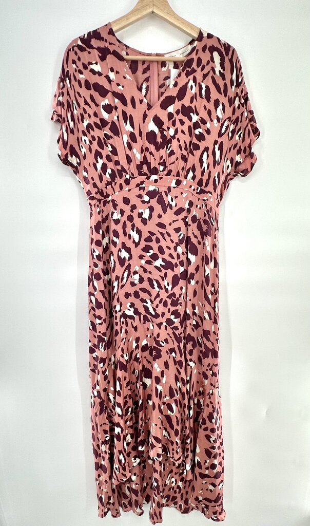 Inwear Satin Hi Lo Cheetah Print Dress NWT