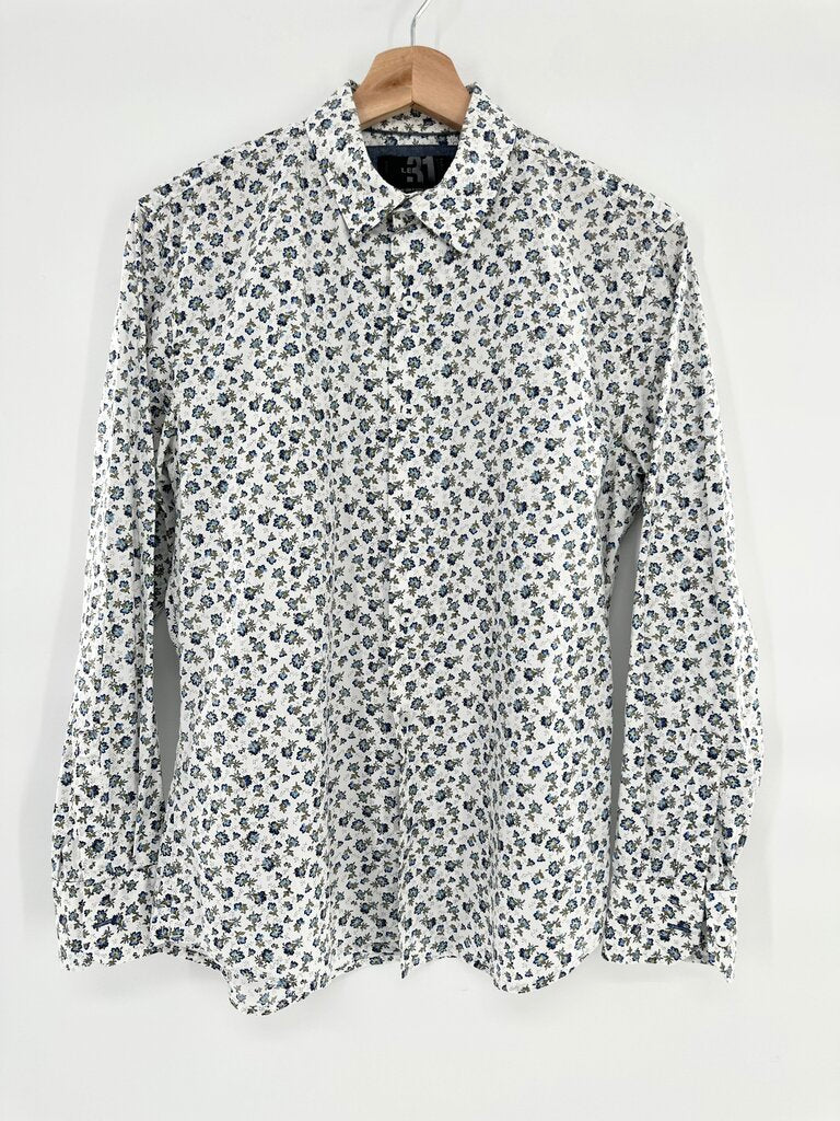 Men's Le31 Floral Button Down Shirt