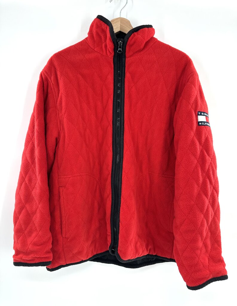 Vintage 90's Tommy Hilfiger Quilted Fleece Jacket Men's