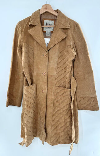 Vintage H&G suede jacket with belt