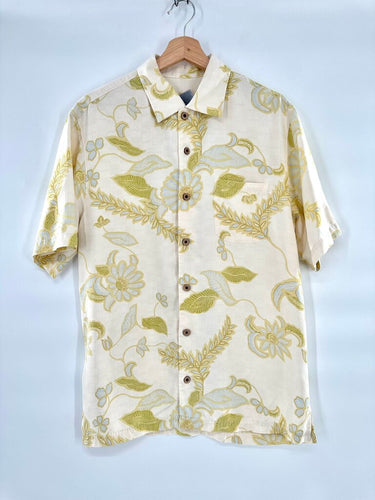 Tommy Bahama floral print men's button down shirt