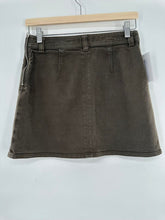 Load image into Gallery viewer, Wilfred Free Olive Denim Mini Skirt