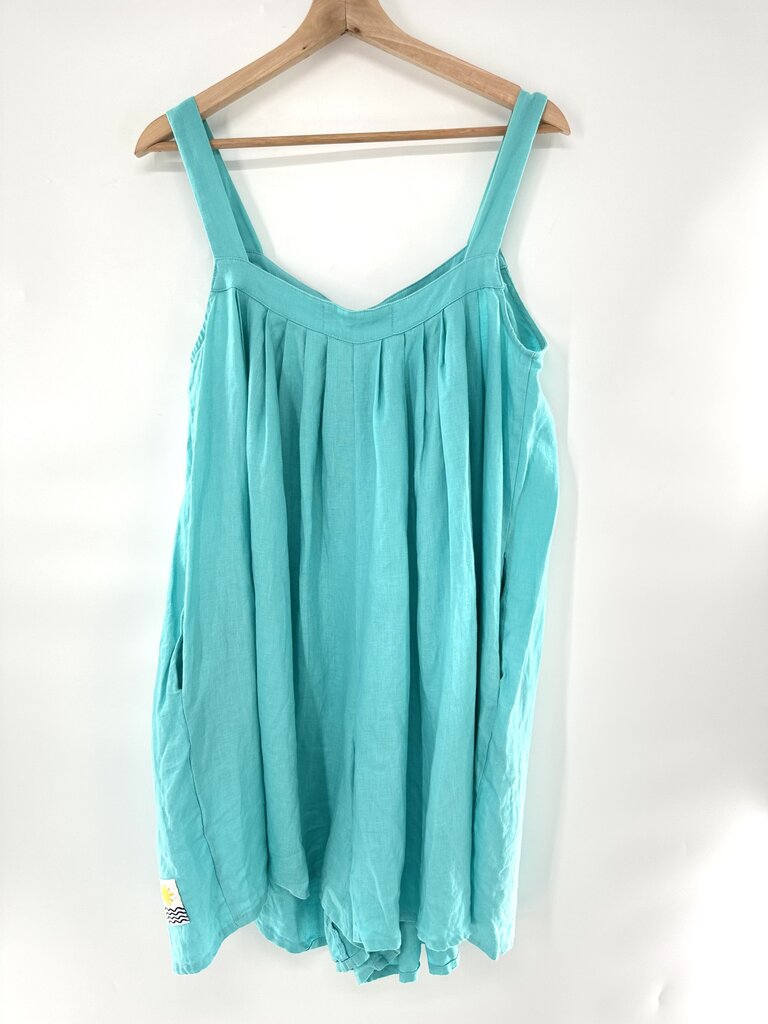 L.F. Markey Linen Pleated Romper Retail $225