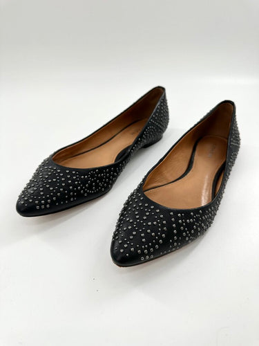 Coach studded pointed toe flats