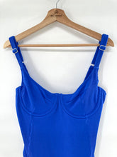 Load image into Gallery viewer, Zulu &amp; Zephyr Rib Balconette one piece bathing suit NWT