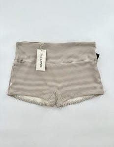 Zulu & Zephyr cocoa boyshorts bikini bottom NWT