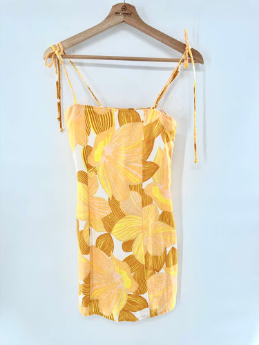 Faithfull the Brand ysla mini dress la marieta floral print dress NWT