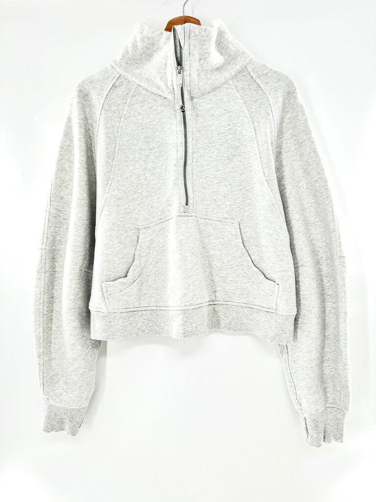 Lululemon cropped mock neck 1/4 zip pullover