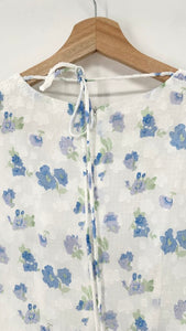 short sleeve floral dress mini