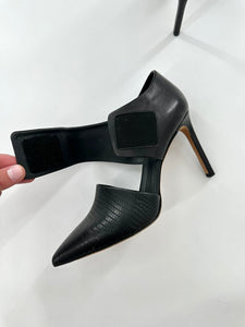 Vince Pointed Toe Heel with Velcro Strap