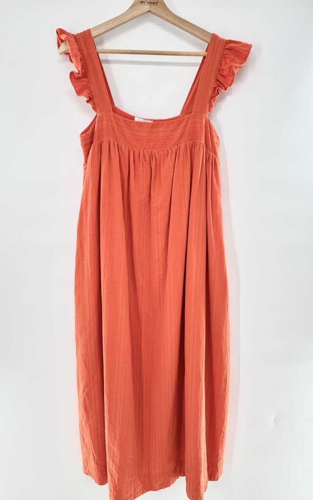 Lost + Wander Boho Ruffle Strap Midi Dress