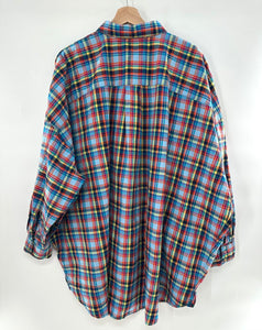 Urban Outfitters Multi Colour Plaid Oversized Button Down