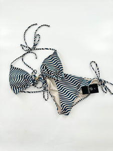 Shade & Shore Bikini Set Striped