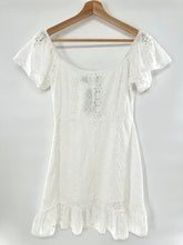 Load image into Gallery viewer, Mink Pink Eyelet Mini Dress