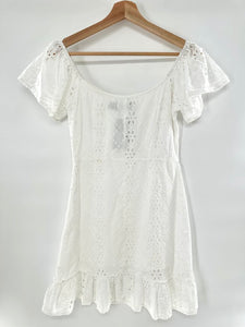 Mink Pink Eyelet Mini Dress