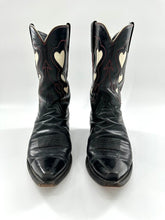 Load image into Gallery viewer, Luchesse classic queen of hearts cowboy boots ( retail for $2000)