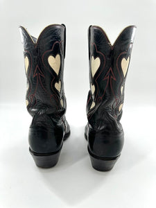 Luchesse classic queen of hearts cowboy boots ( retail for $2000)
