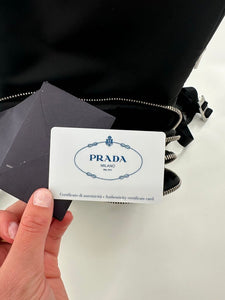 Prada Tessuto pocket Nero+ Mimetic backpack NEW