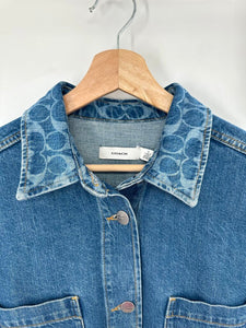 Coach jean Shacked with signature collar ( retails for $430)