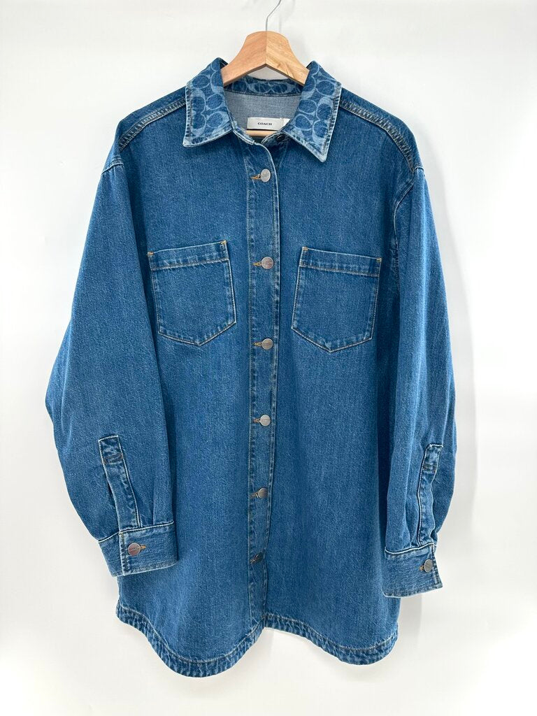 Coach jean Shacked with signature collar ( retails for $430)