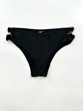 Load image into Gallery viewer, Santemare Two Pc Bikini Black and Gold Metallic