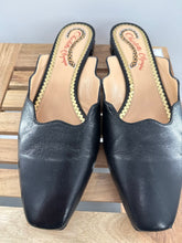 Load image into Gallery viewer, Charlotte Olympia leather slide mules marcel wavy slides