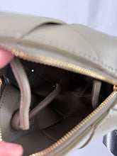 Load image into Gallery viewer, Custom woven leather crossbody cassette bag