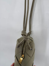 Load image into Gallery viewer, Custom woven leather crossbody cassette bag