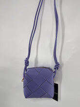Load image into Gallery viewer, Custom woven leather crossbody cassette bag