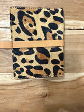 Load image into Gallery viewer, Leopard print pony hair passport holder NEW