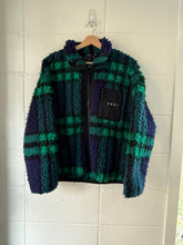 Load image into Gallery viewer, Obey Plaid Fleece jacket