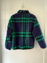 Load image into Gallery viewer, Obey Plaid Fleece jacket